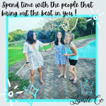 Three ynext to a swimming pool to show special friendships from Ignite Co with life coach Charis Maguireoung ladies chatting